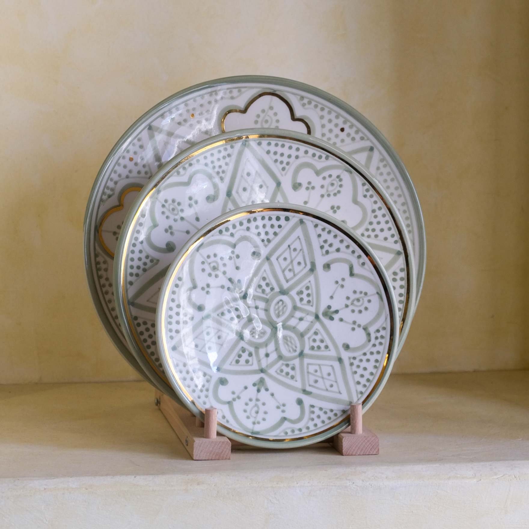 Chabi Chic - Zwak Ceramic Plates